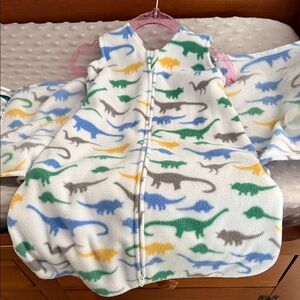 Halo Dinosaur Print Swaddle